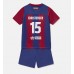 Maillot de foot Barcelona Andreas Christensen #15 Domicile vêtements enfant 2023-24 Manches Courtes (+ pantalon court)